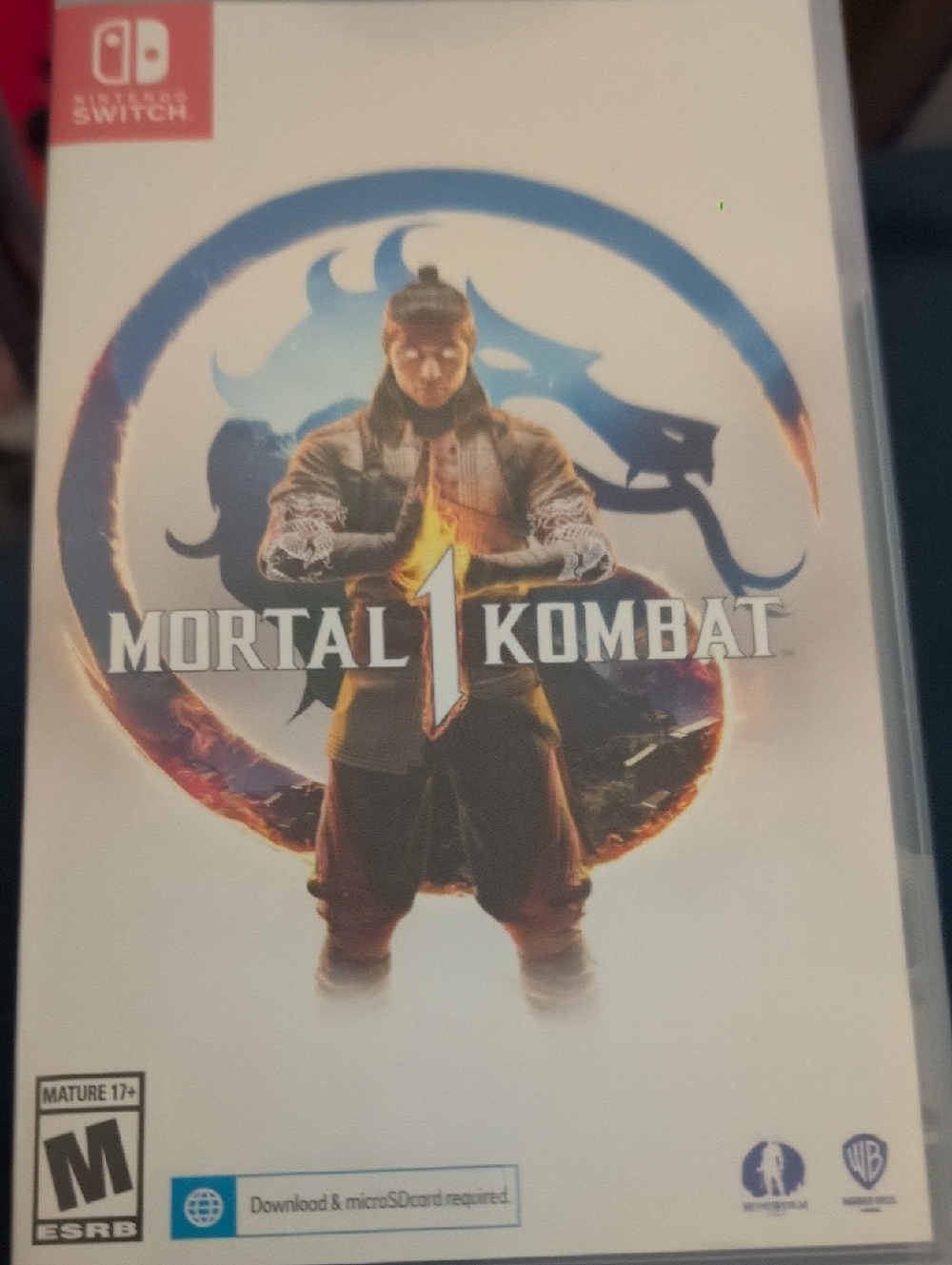 Warner Bros. Mortal Kombat 1 Nintendo Switch - White, Red, Blue